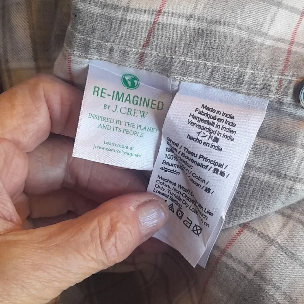 J. Crew Twill Shirt...New...L.
